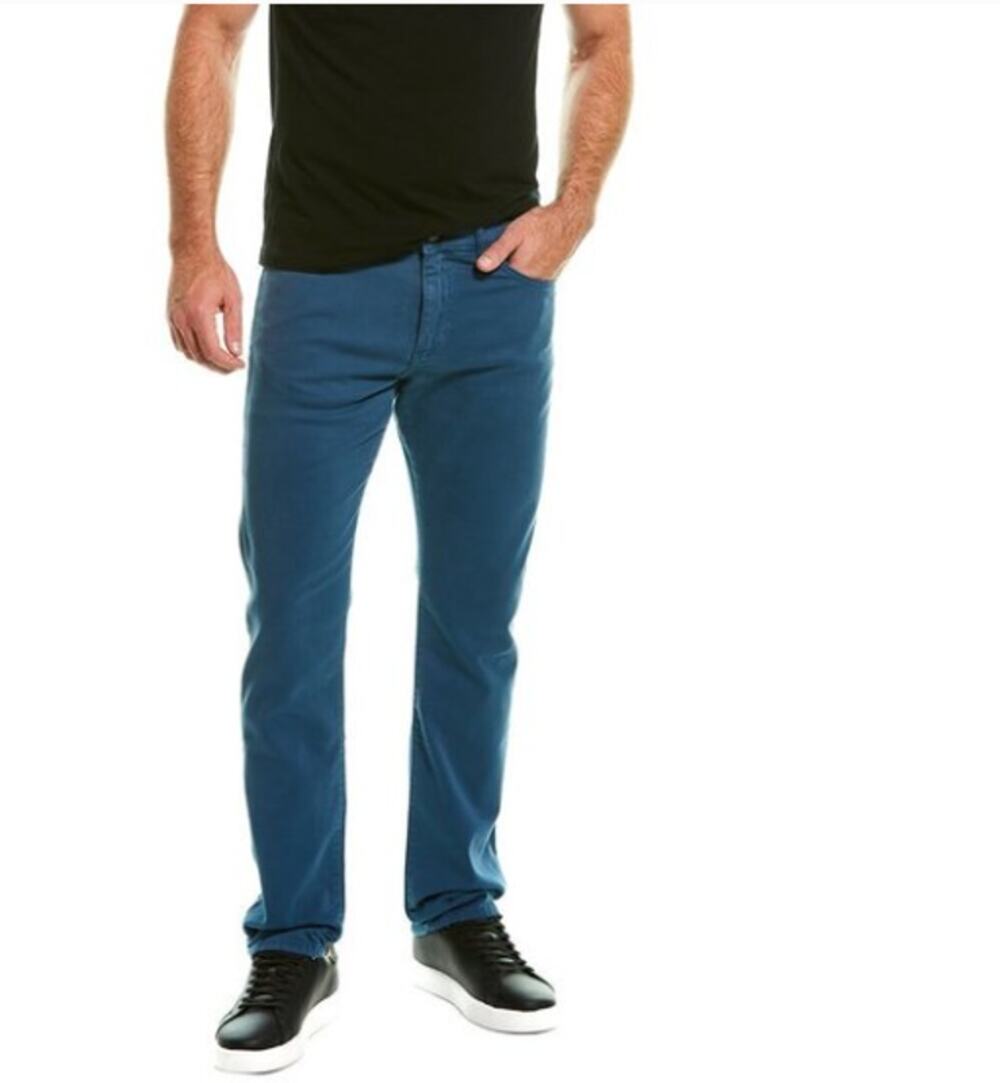DL1961 Men's Russell Slim Straight in Turkish Sea (Ultimate Knit) Size 34x34